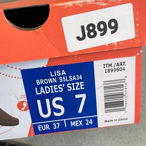 J Sport Women's Size 7 Slip-On Shoes Brown Casual Comfort - Picture 6 of 6